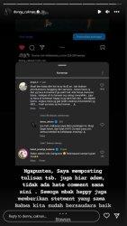 Ibunda Happy Asmara curhat di akun Instagram Denny Caknan tentang putrinya yang banyak mendapat komentar negatif dari netizen.