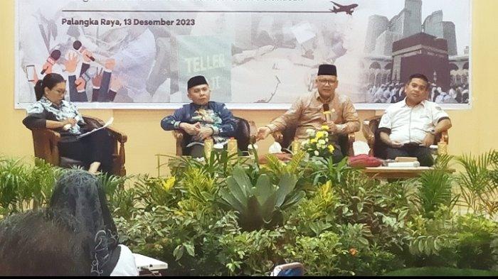 Kepala Kanwil Kemenag Kalteng, H Noor Fahmi , Rabu 13 Desember 2023 saat mengungkapkan pelunasan biaya haji bisa dilakukan setelah lolos Istitha'ah kesehatan.