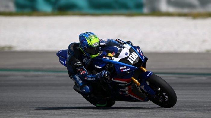 Pembalap Yamaha Racing Indonesia (YRI) saat tampil di ARRC 2023.