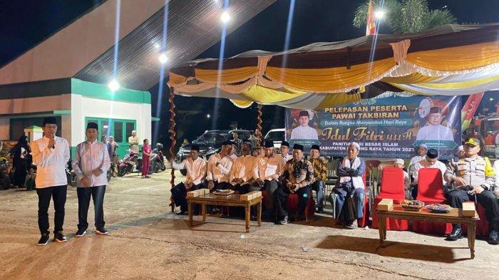 Semarak Pawai Takbiran di Murung Raya - Tribunkalteng.com