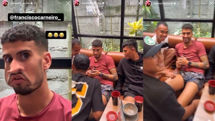 Diduga ajarkan sesuatu kepada Dallen Doke dan Fadilla Akbar, pemain asing RANS FC dapat teguran dari Hamka Hamzah.