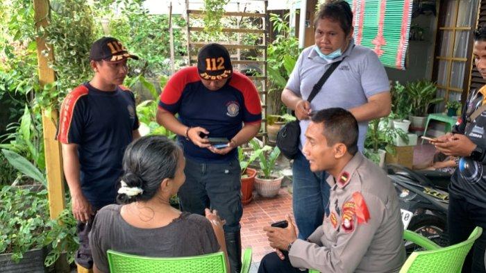 Kapolsubsektor Jekan Raya, Ipda Tri Marsono saat menghimpun keterangan dari saksi, Rabu (18/10/2023).