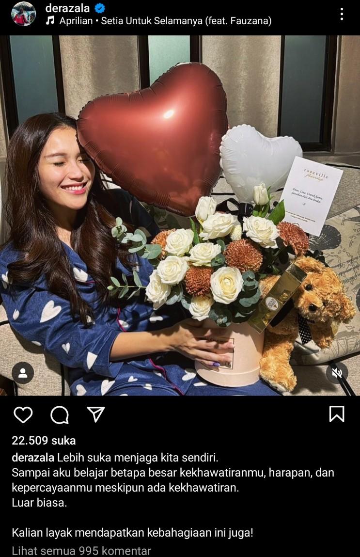 Unggahan Muhammad Fardana momen Ayu Ting Ting