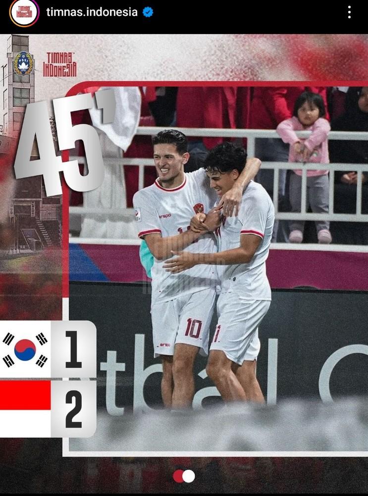 Hasil Timnas U23 Indonesia