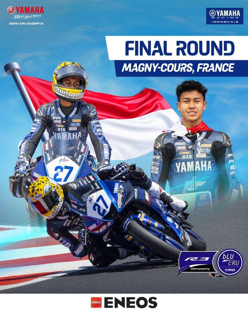 Aldi Satya Mahendra siap berjuang all out meraih juara di seri pamungkas R3 bLU cRU European Championship 2023.