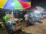 Berjualan di Lokasi Hiburan Rakyat Malam Tahun Baru, Pedagang Kaki Lima di Palangkaraya Laris Manis