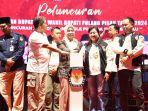 Digelar oleh KPU Pulang Pisau, Pj Bupati Hj Nunu Andriani Hadiri Peluncuran Pilbup dan Wabup 2024