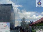 Rumah Dinas SMPN 1 Mentaya Hilir Selatan Kotim Ludes Terbakar, Diduga Akibat Korsleting Listrik