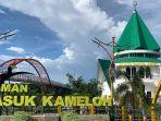 Bentuknya Terlihat Unik Masjid Darul Amin Makin Mempercantik Taman Pasuk Kameloh Palangkaraya