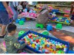 Lapak Edukasi Vivi, Wahana Permainan Anak di Tengah Kemeriahan Car Free Day Kota Palangka Raya