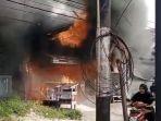 NEWS VIDEO, Tiga Bangunan di Jalan Kalimantan Palangkaraya Terbakar, Asal Api Dari Bangunan Laundry