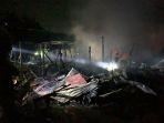 Kebakaran Pasar Minggu Maliku Pulang Pisau, Sebanyak 30 Rumah Toko dan 7 Sarang Walet Hangus