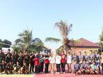 Sambut HUT ke-79 RI, Pj Bupati Pulang Pisau Buka Turnamen Volly Putra di Desa Sanggang Maliku