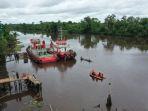 BPBD Kotim Turunkan Personel, Cari Pria Misterius Tenggelam di Sungai Desa Luwuk Bunter