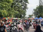 CFD Taman Kota Sampit Ramai Saat Masa Libur Panjang, PKL Siapkan Jualan Lebih Banyak
