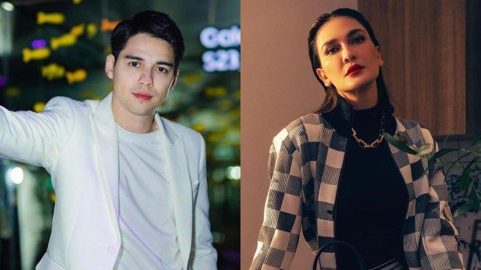 Maxime Bouttier (kiri) dan Luna Maya (kanan)