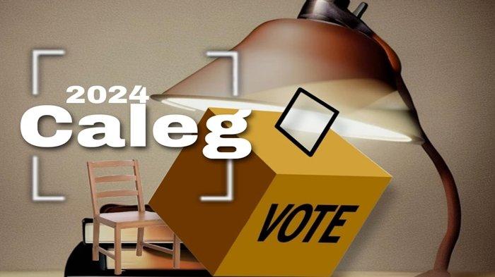 Ilustrasi kotak suara untuk pemilihan caleg Pemilu 2024.