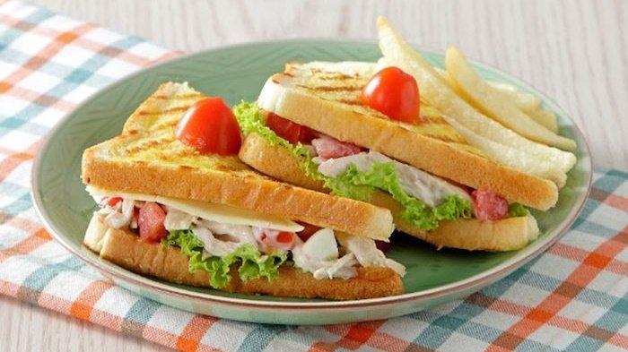 Mon Roti Ayam Roti Resep Sandwich Roti Ayam Mayones, Isiannya yang Sedap bikin si Kecil ...