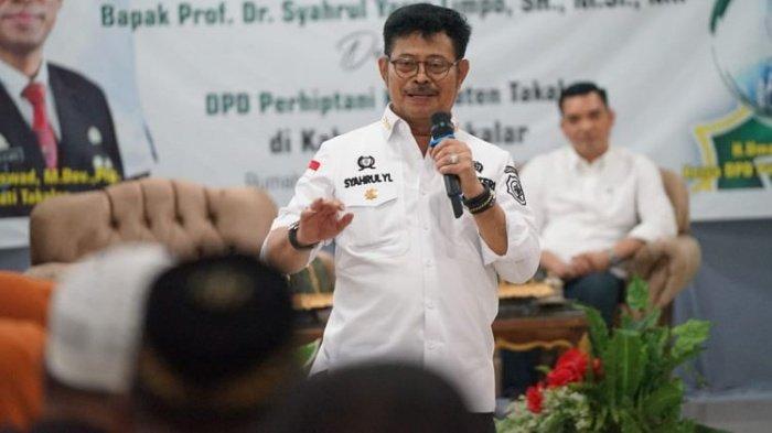 Menteri Pertanian Syahrul Yasin Limpo (Mentan SYL) menggelar dialog interaktif dengan ratusan anggota Perhimpunan Penyuluh Pertanian Indonesa (Perhiptani) di Kabupaten Takalar, Sulawesi Selatan, Rabu (19/4/2023). 