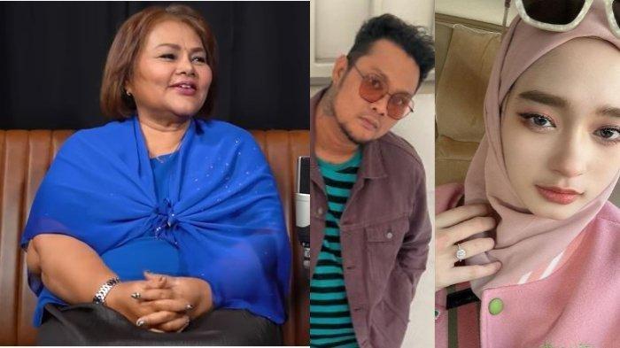 Eva Manurung (kiri) Virgoun dan Inara Rusli (kanan)