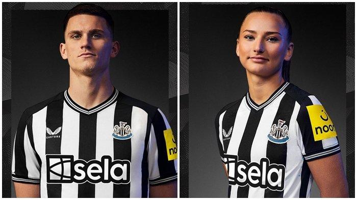HASIL LIGA INGGRIS - Jersey baru Newcastle United 2023/24.