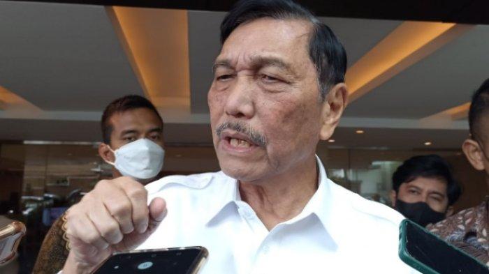 Menteri Koordinator bidang Maritim dan Investasi (Menko Marves) Luhut Binsar Pandjaitan di Jakarta, Selasa (20/12/2022). Luhut membantah ekspor pasir laut adalah demi investasi Singapura di IKN Nusantara. Menurut Luhut jika ada ekspor, maka yang digunakan adalah sedimen