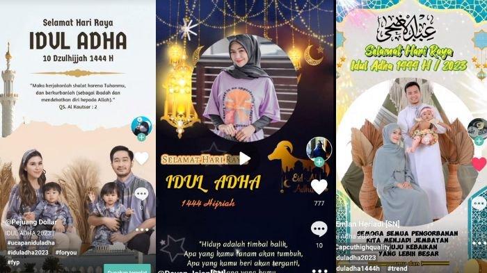 Template CapCut untuk ucapan Idul Adha 2023
