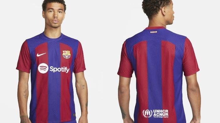 Jersey kandang baru Barcelona