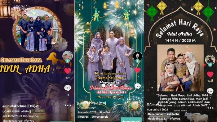 Template CapCut Idul Adha, cukup masukan foto untuk gunakan twibbon video gratis