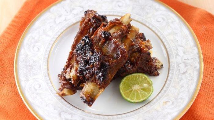 Resep iga kambing bakar pedas.