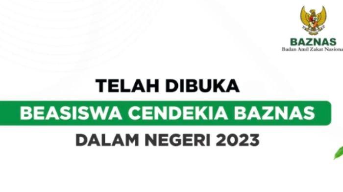 Beasiswa Cendekia Baznas 2023 dibuka untuk mahasiswa D4-S1