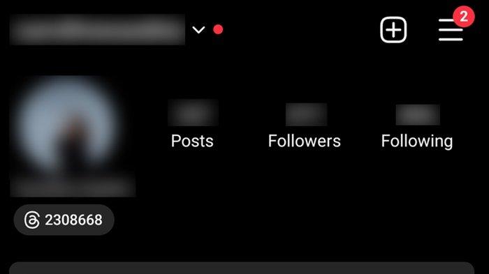 Tampilan Threads yang sekilas mirip dengan aplikasi Instagram.