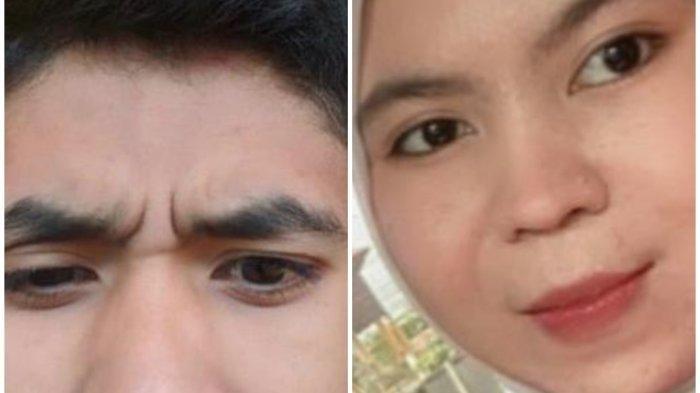 VIRAL AYU WULANDARI - Kolase foto perempuan asal Makassar Ayu Wulandari Pertiwi (25) dan Lut Faizal (27).