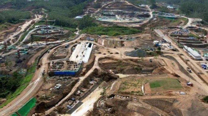 Proyek Penataan Sumbu Kebangsaan Tahap I (Plaza Seremoni) di Kawasan Inti Pusat Pemerintahan (KIPP) IKN. 