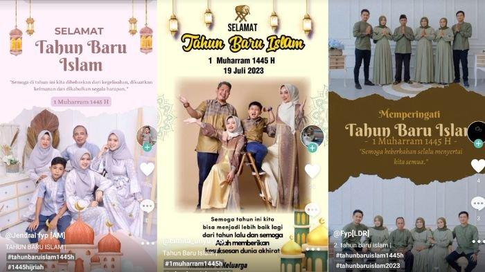 Template CapCut Tahun Baru Islam 2023 atau 1 Muharram 1445 H