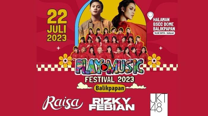 Jadwal Konser Balikpapan terdekat tanggal 22 Juli menghadirkan Raisa, Lyodra, Rizky Febian