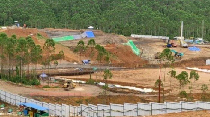 Ilustrasi pembangunan di lokasi IKN Nusantara. Ada dugaan malaadministrasi dalam penghentian layanan pertanahan di daerah delineasi IKN Nusantara. Dugaan ini diungkap Ombudsman.