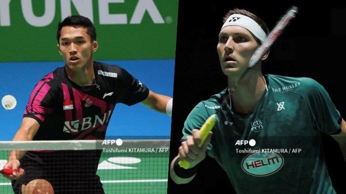 Jonatan Christie - Viktor Axelsen di Japan Open 2023. Berikut jadwal badminton Japan Open 2023 hari ini, Minggu (30/7/2023). Misi Jonatan Christie taklukkan Viktor Axelsen. Live TV dan score.
