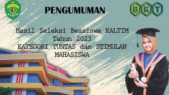Penerima Beasiswa Kaltim Tuntas 2023 diumumkan