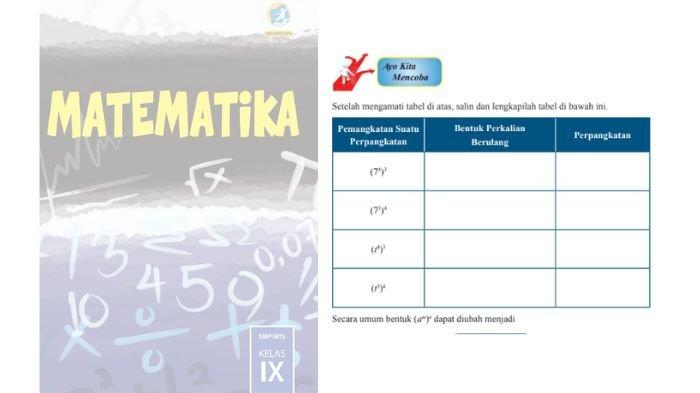 Soal Matematika kelas 9 SMP halaman 15, cek kunci jawabannya