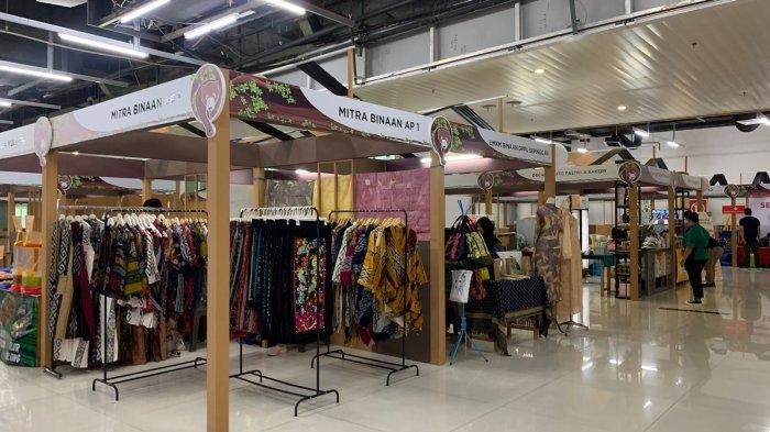 Tenant Produk UMKM hadir di Pesta Raya Pesona Nusantara Bandara SAMS Sepinggan Balikpapan, Kalimantan Timur, Sabtu (29/7/2023) siang.