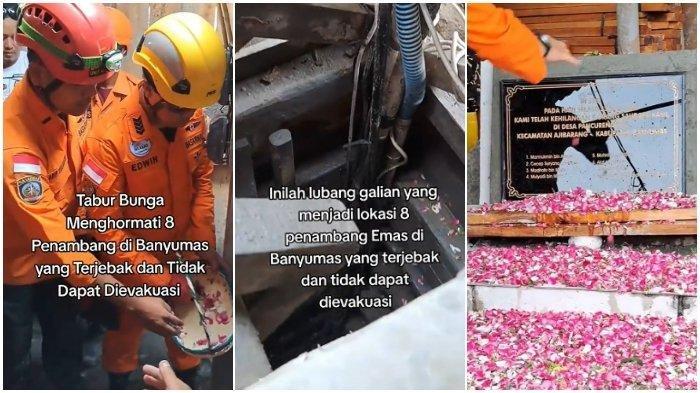 Berikut video haru detik-detik lubang tambang emas ditutup lalu ditaburi bunga yang viral di media sosial. Nama korban terabadikan lewat prasasti.
