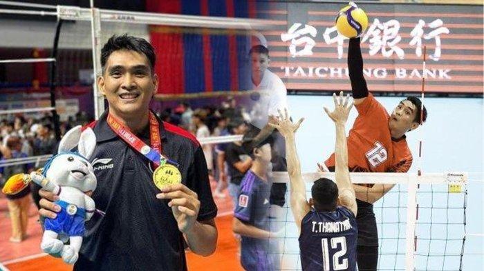 Atlet voli putra Indonesia Rivan Nurmulki