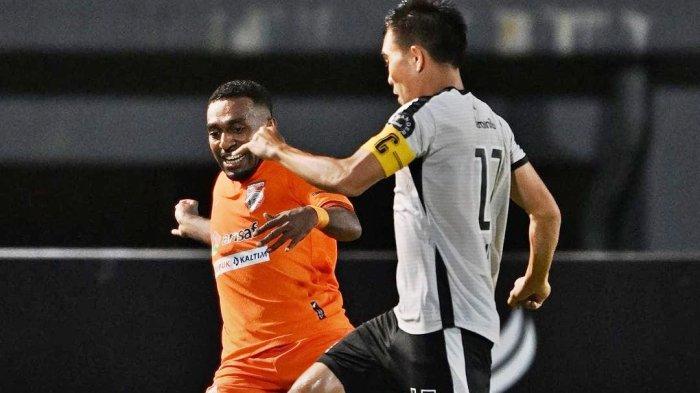 Laga Borneo FC Samarinda vs RANS Nusantara di Stadion Segiri Samarinda pada Jumat (4/8/2023) malam.