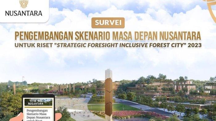 Ilustrasi survei soal IKN Nusantara.