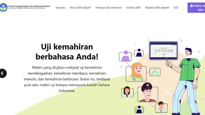 Laman UKBI atau Uji Kemahiran Berbahasa Indonesia, syarat daftar Beasiswa Unggulan Kemendikbud 2023 perlu melampirkan sertifikat Bahasa Indonesia.