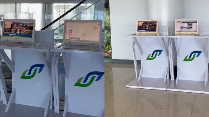 Internet corner di Bandara SAMS Sepinggan Balikpapan