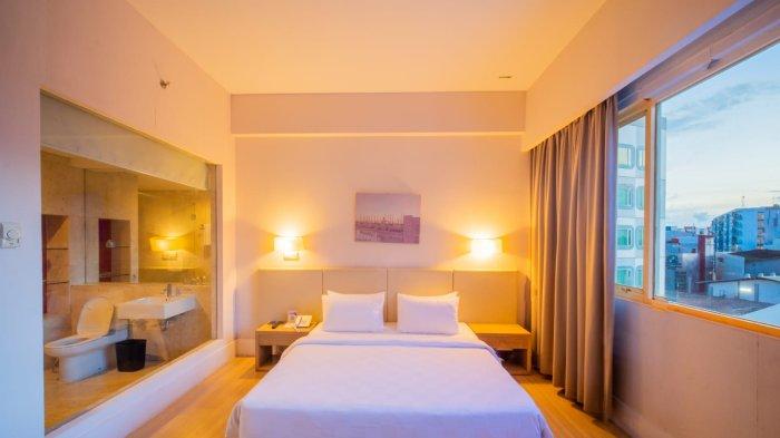 Salah satu Kamar di Grand Jatra Hotel Balikpapan, Kalimantan Timur. 