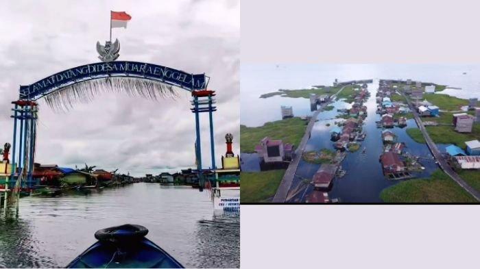 Desa Muara Enggelam, Muara Wis, Kutai Kartanegara, desa tanpa daratan di Kalimantan Timur.