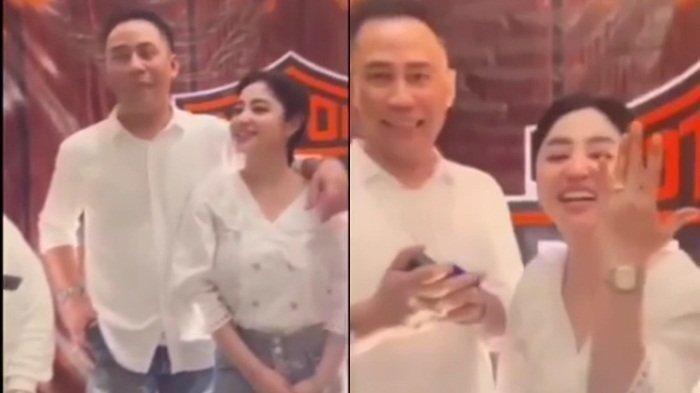 Rully saat melamar pedangdut Dewi Perssik usai 9 bulan kenal.